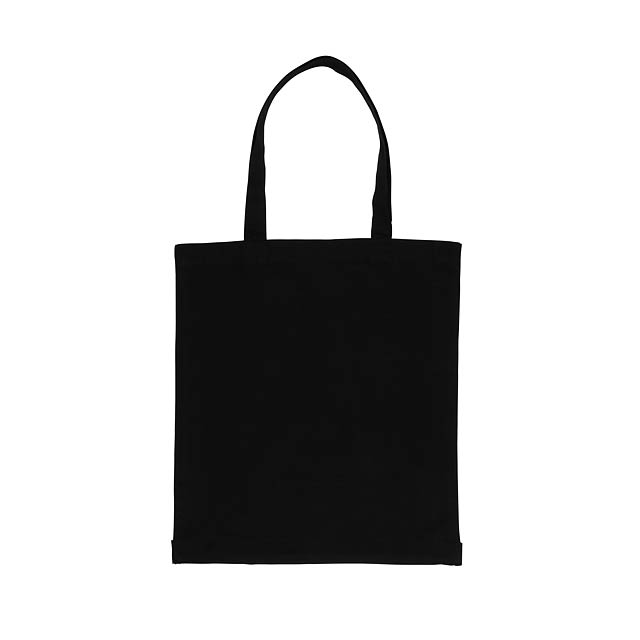 Impact AWARE™ Recycled cotton tote w/bottom 145gr, black - foto