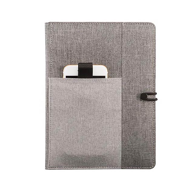 Kyoto A5 notebook cover, grey - foto