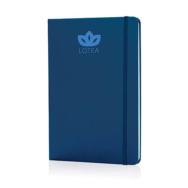 Classic hardcover notebook A5, royal blue - foto
