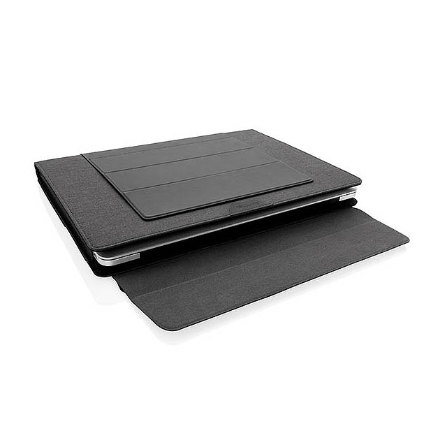 Fiko 2-in 1 laptop sleeve and workstation, black - foto