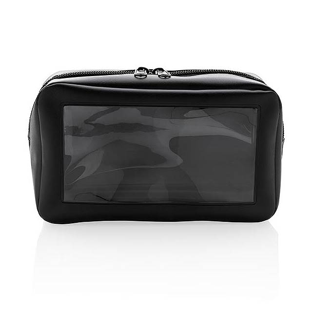 Transparent travel case, black - foto