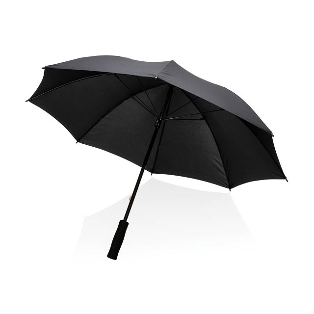 23' větruodolný deštník Impact ze 190T RPET AWARE™, černá - foto
