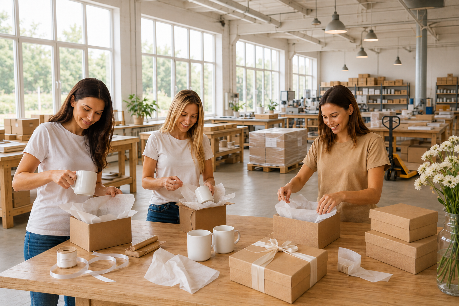 Verpackung von Werbeartikeln