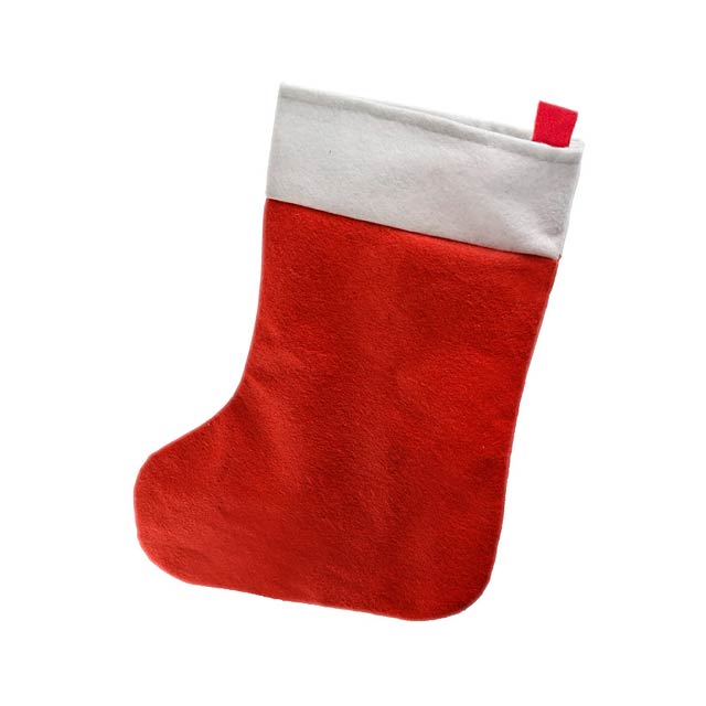 Vánoční ponožka - červená