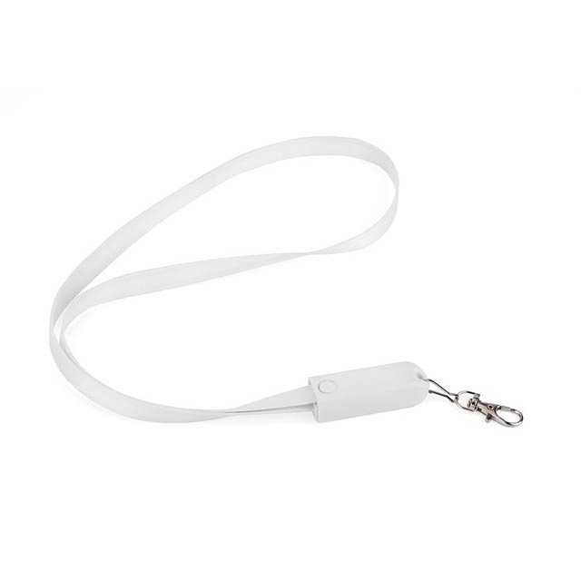 Šňůrka kabel USB 3 v 1 CONVEE - bílá