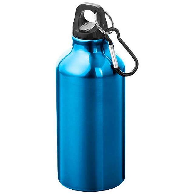Oregon 400 ml Trinkflasche mit Karabiner - blau