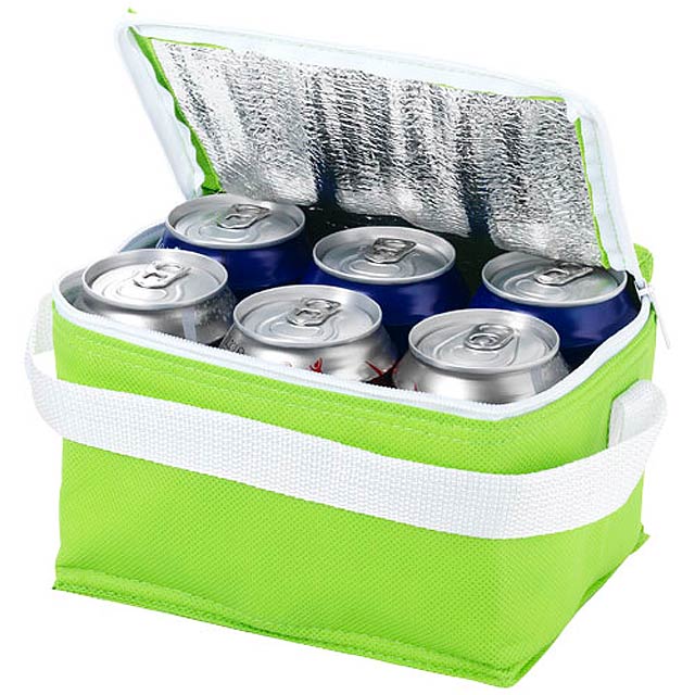 Spectrum 6-can cooler bag - green