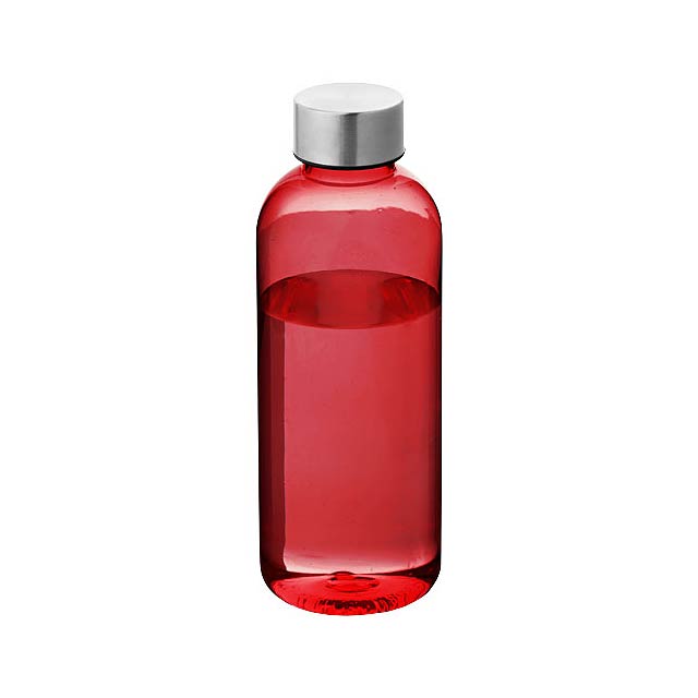 Láhev Spring - transparentná červená