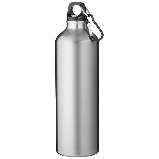 Oregon 770 ml Aluminium Trinkflasche mit Karabinerhaken - Silber