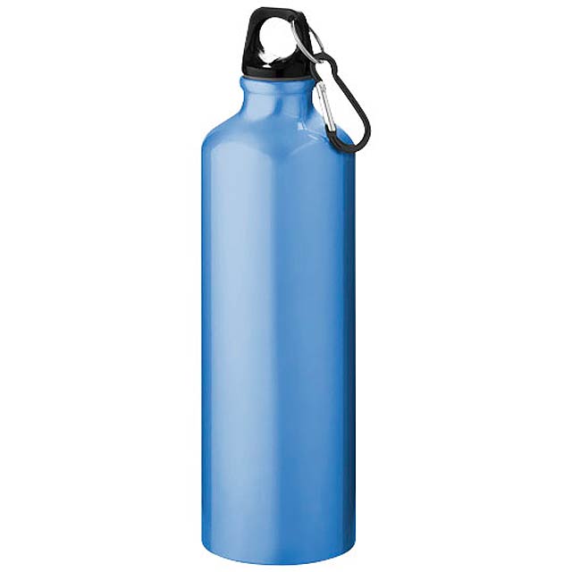 Oregon 770 ml Aluminium Trinkflasche mit Karabinerhaken - azurblau  