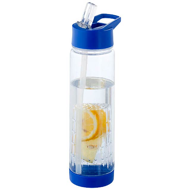 Tutti-frutti 740 ml Tritan™ infuser sport bottle - blue