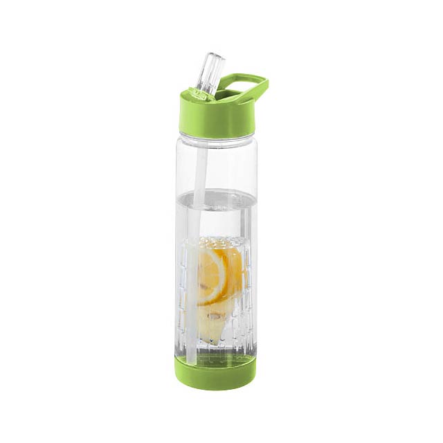 Tutti-frutti 740 ml Tritan™ infuser sport bottle - transparent