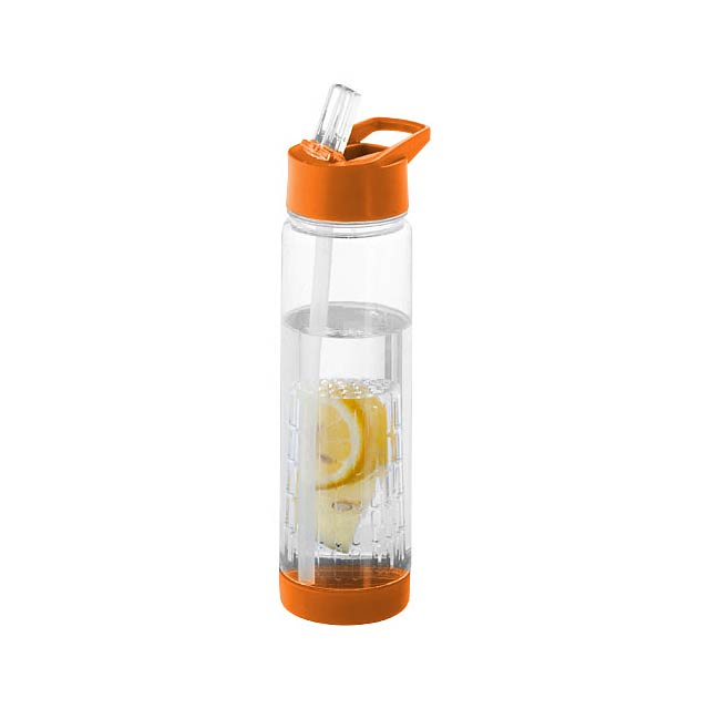 Tutti frutti 740 ml Tritan™ Sportflasche mit Fruchtsieb - Transparente