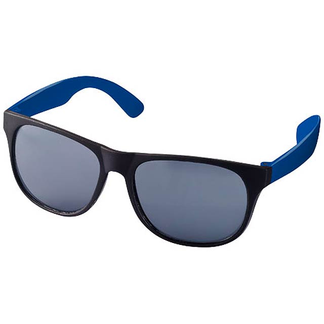 Dvoubarevné sluneční brýle Retro - modrá