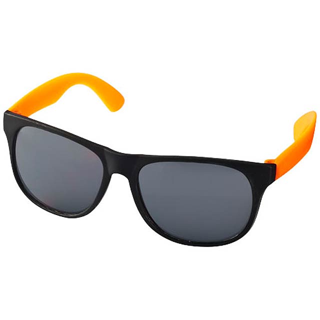 Dvoubarevné sluneční brýle Retro - oranžová