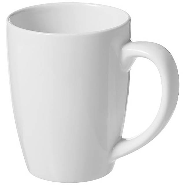 Bogota 350 ml ceramic mug - white