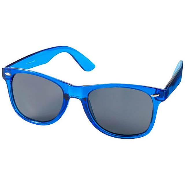 Sun Ray Sonnenbrille mit Kristallrahmen - blau