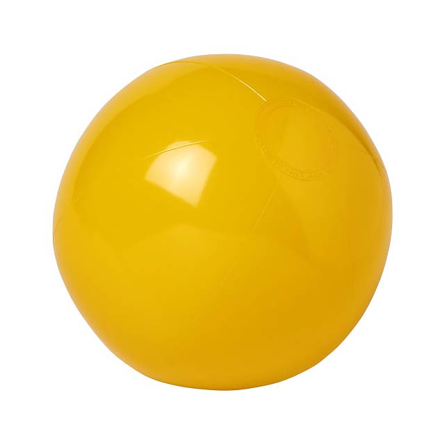 Bahamas solid beach ball - yellow