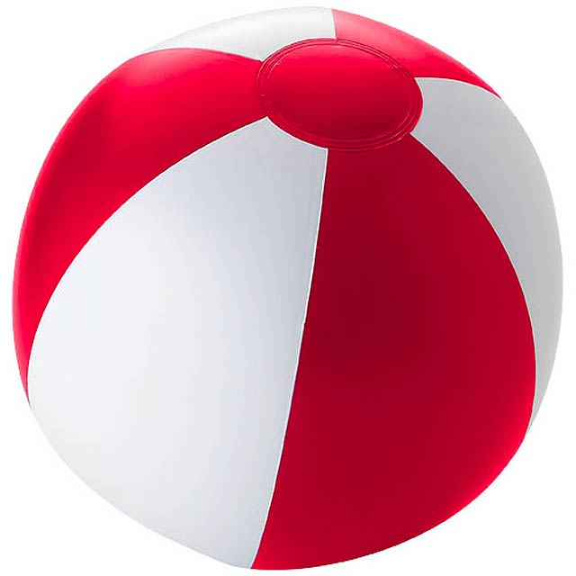Pevný plážový míč Palma - červená