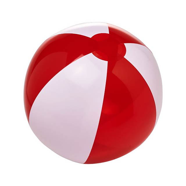 Bondi solid and transparent beach ball - white