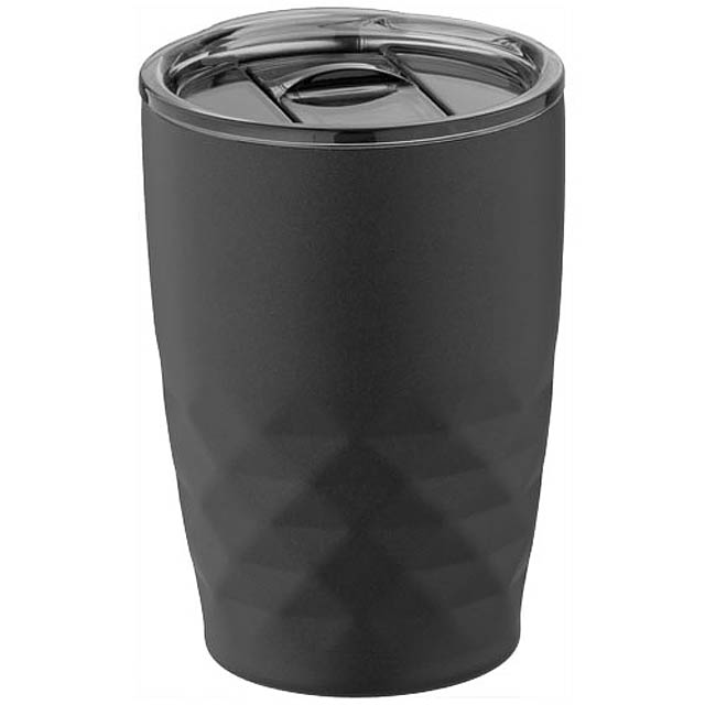 Geo 350 ml copper vacuum insulated tumbler - black