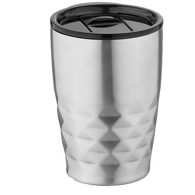 Geo 350 ml copper vacuum insulated tumbler - silver