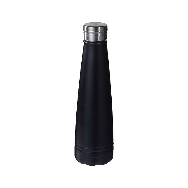 Duke 500 ml copper vacuum insulated sport bottle - black