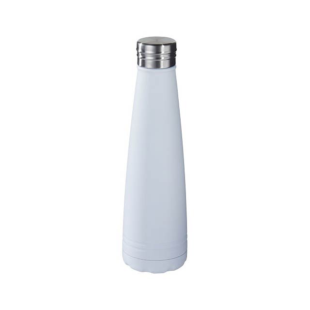 Duke 500 ml copper vacuum insulated sport bottle - white