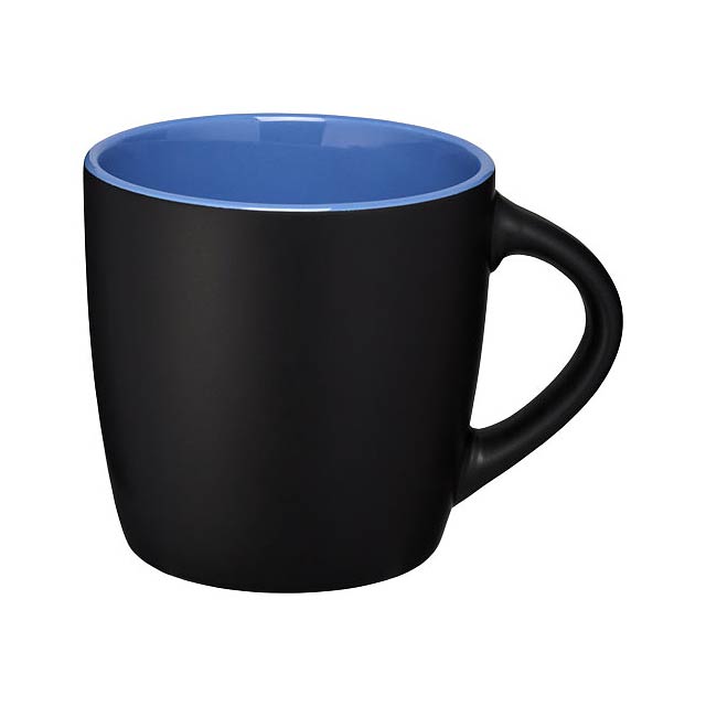 Riviera 340 ml ceramic mug - black