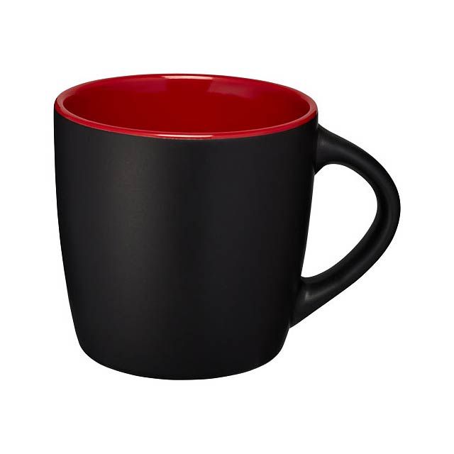 Riviera 340 ml ceramic mug - black