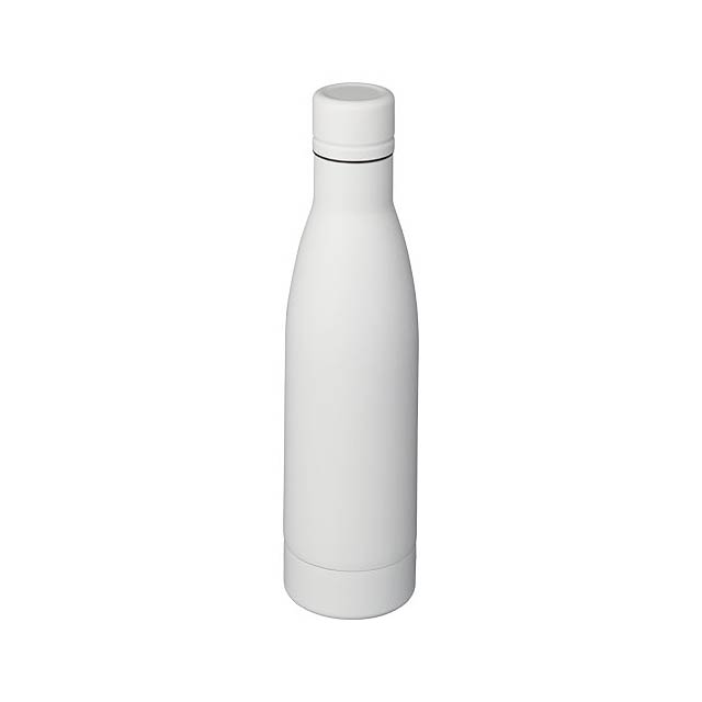 Vasa 500 ml copper vacuum insulated sport bottle - white