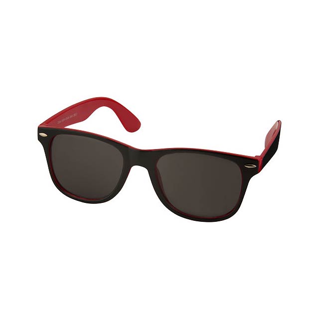 Sun Ray Sonnenbrille mit zweifarbigen Tönen - Transparente Rot