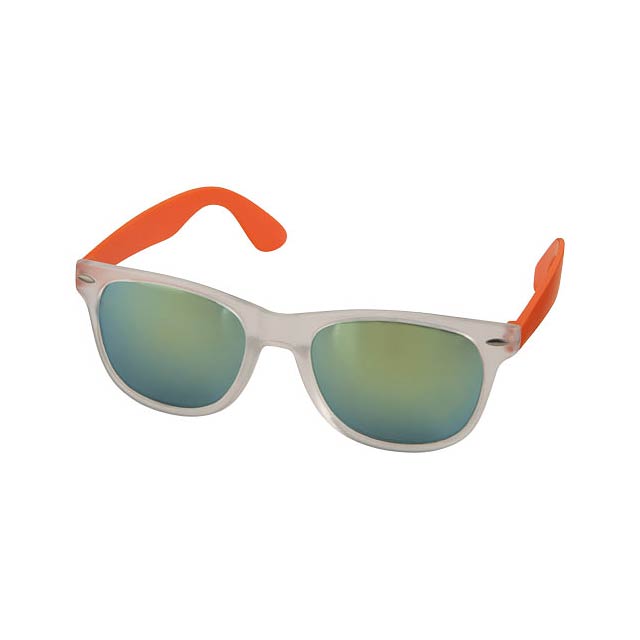 Sun Ray sunglasses with mirrored lenses - orange