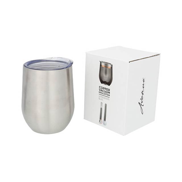 Corzo 350 ml copper vacuum insulated cup - silver
