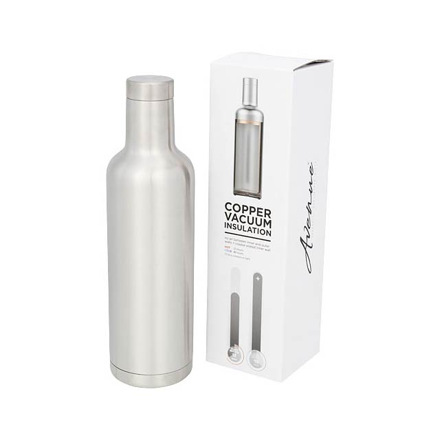 Pinto 750 ml Kupfer-Vakuum Isolierflasche - Silber