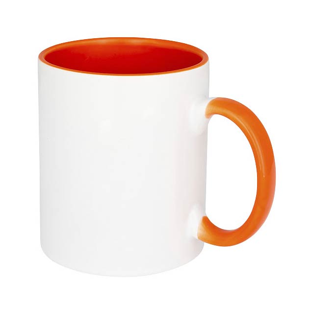 Pix 330 ml ceramic sublimation colour pop mug - orange