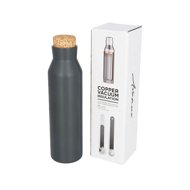 Norse 590 ml copper vacuum insulated bottle - grey