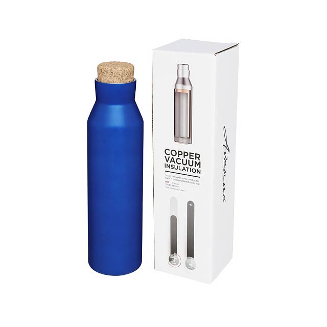 Norse 590 ml copper vacuum insulated bottle - blue