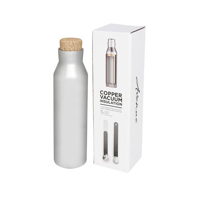 Norse 590 ml Kupfer-Vakuum Isolierflasche - Silber