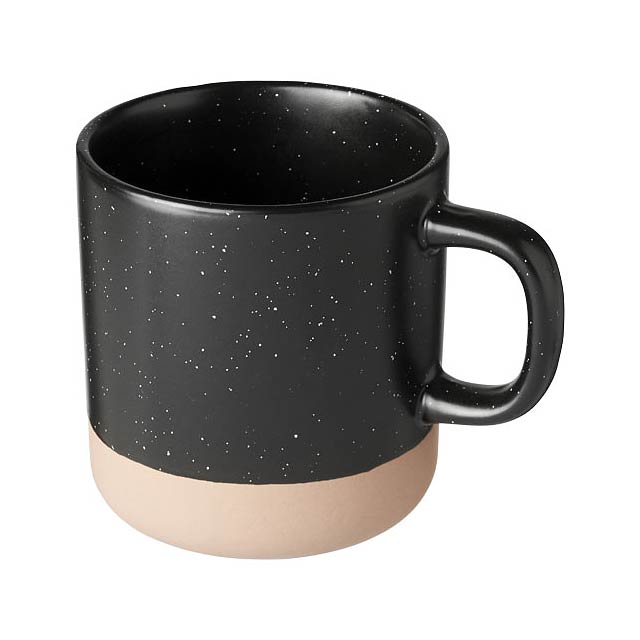 Pascal 360 ml ceramic mug - black