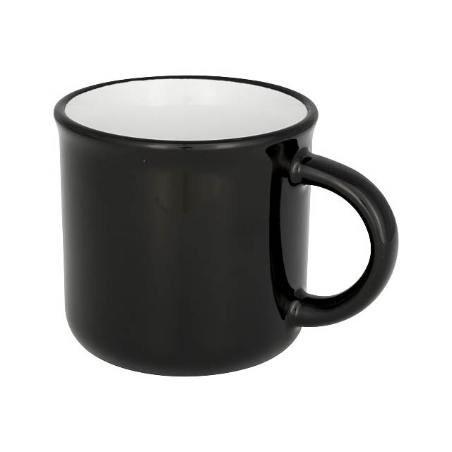 Lakeview 310 ml ceramic mug - black