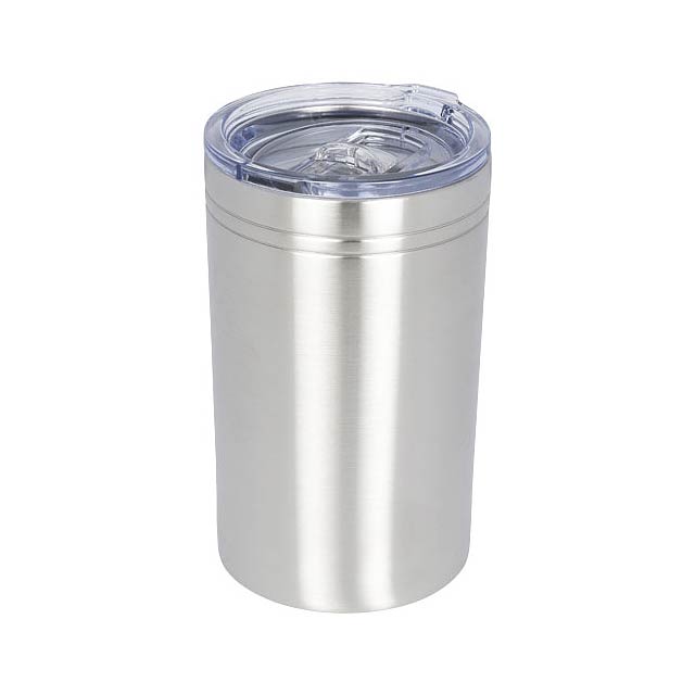 Pika 330 ml vacuum insulated tumbler and insulator - silver