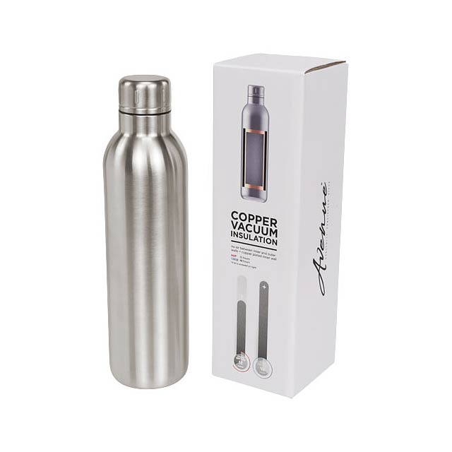 Thor 510 ml Kupfer-Vakuum Isolierflasche - Silber