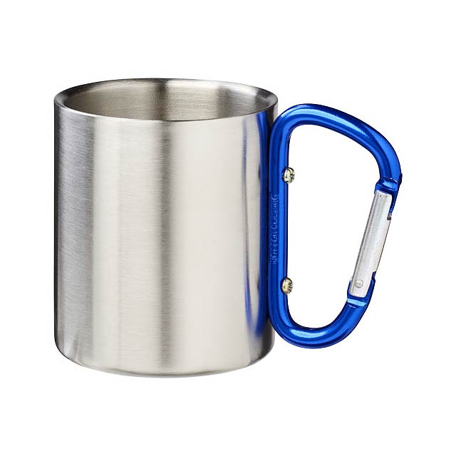 Alps 200 ml insulated mug with carabiner - blue