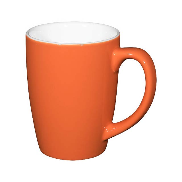 Mendi 350 ml ceramic mug - orange