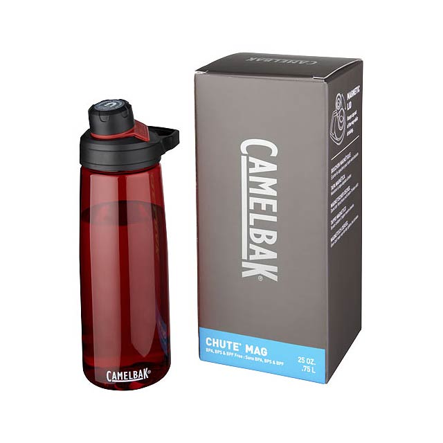 Sportovní láhev Chute Mag Tritan™ 750 ml - transparentná červená