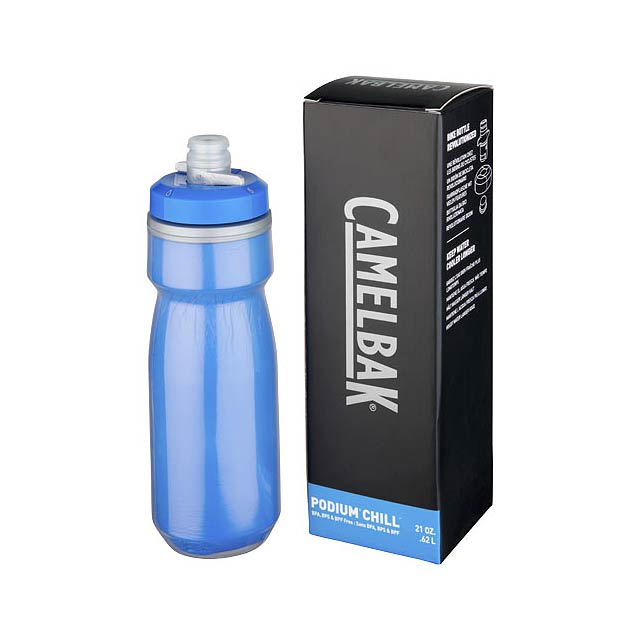 Podium Chill 620 ml Sportflasche - blau