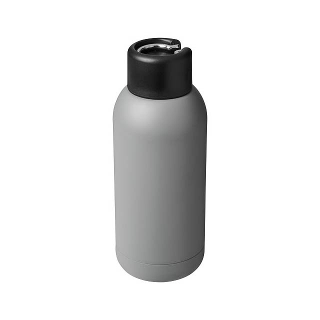 Měděná sportovní láhev Brea 375 ml s vakuovou izolací - šedá