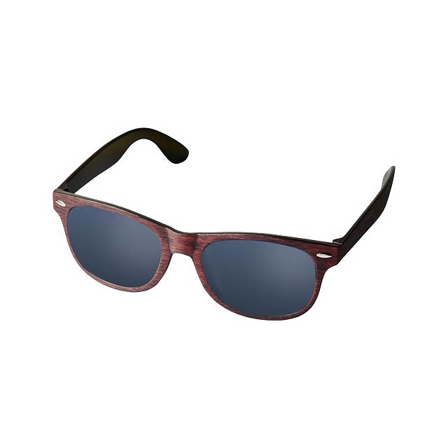 Sun Ray Sonnenbrille mit melierter Veredelung - Transparente Rot