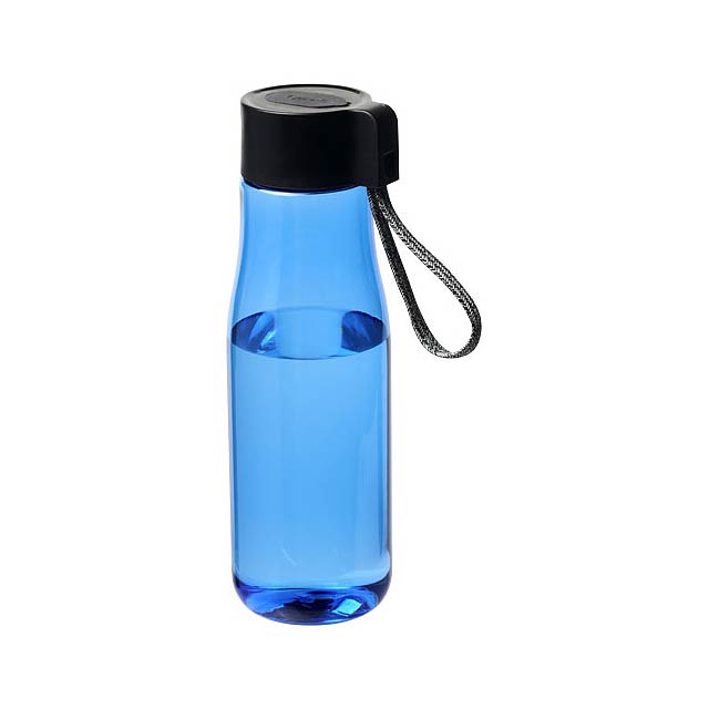 Ara 640 ml Tritan™ sport bottle with charging cable - blue
